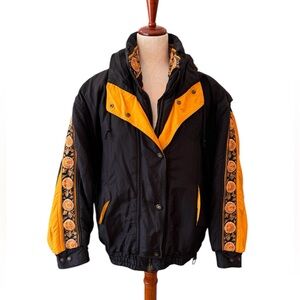 Bogner Vintage‎ Women’s Ski Jacket Black/Yellow.